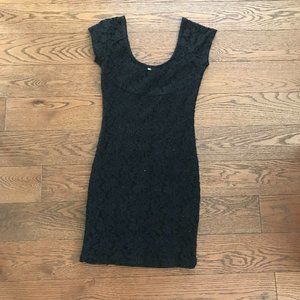 Black Body-Con XS Dress - Garage